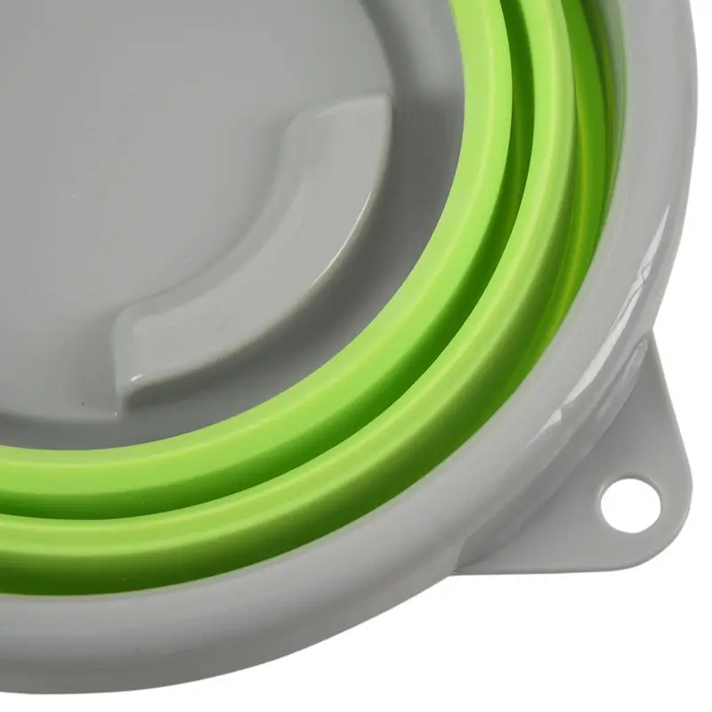 

Hot Collapsible Folding -Up 5L Buckets Lids Green Camping NEW Colour:Green