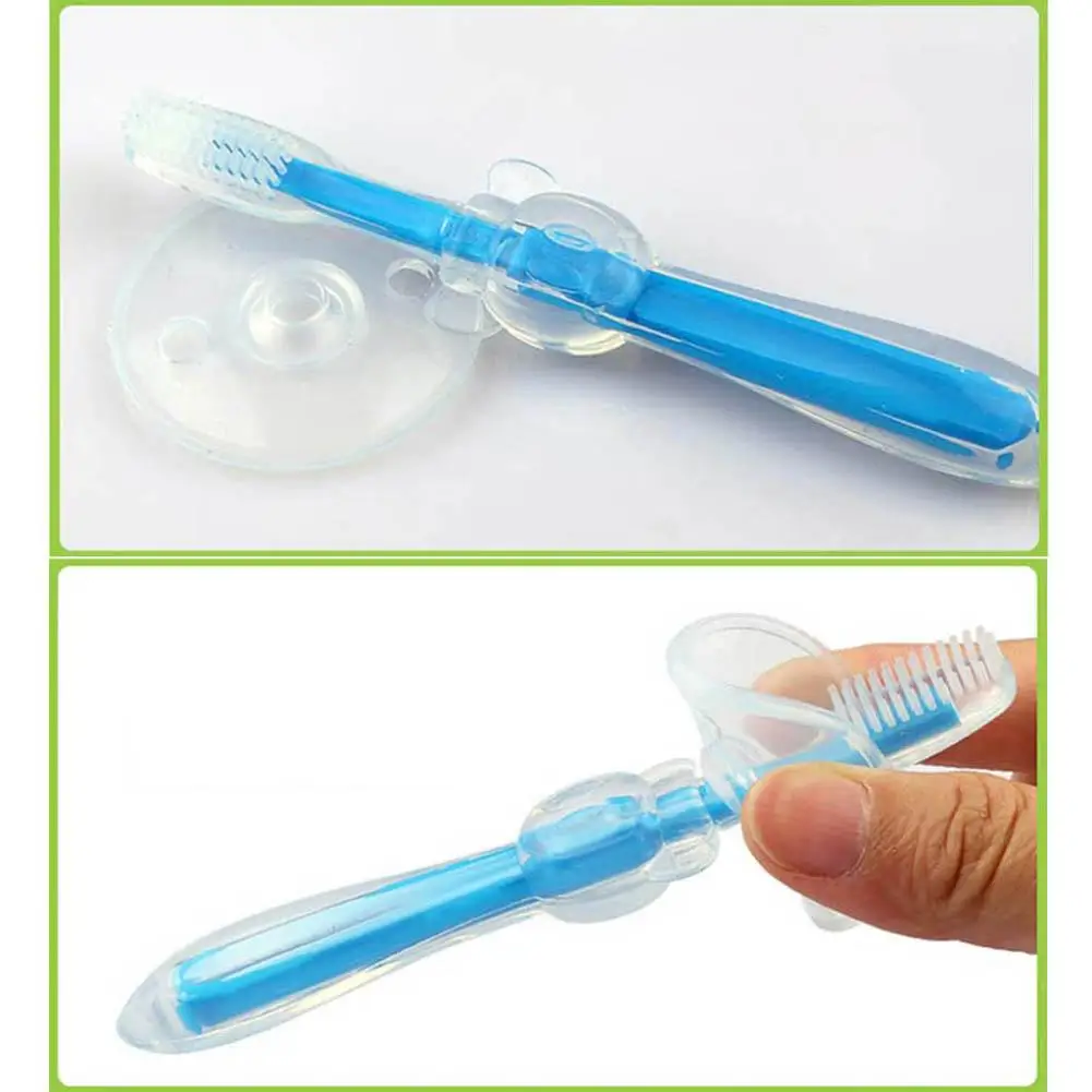 

Baby Kids Teeth Care Safe Soft Silicone Toothbrush Training Massager Brush Baby Toothbrush Kids Toothbrush Random Color