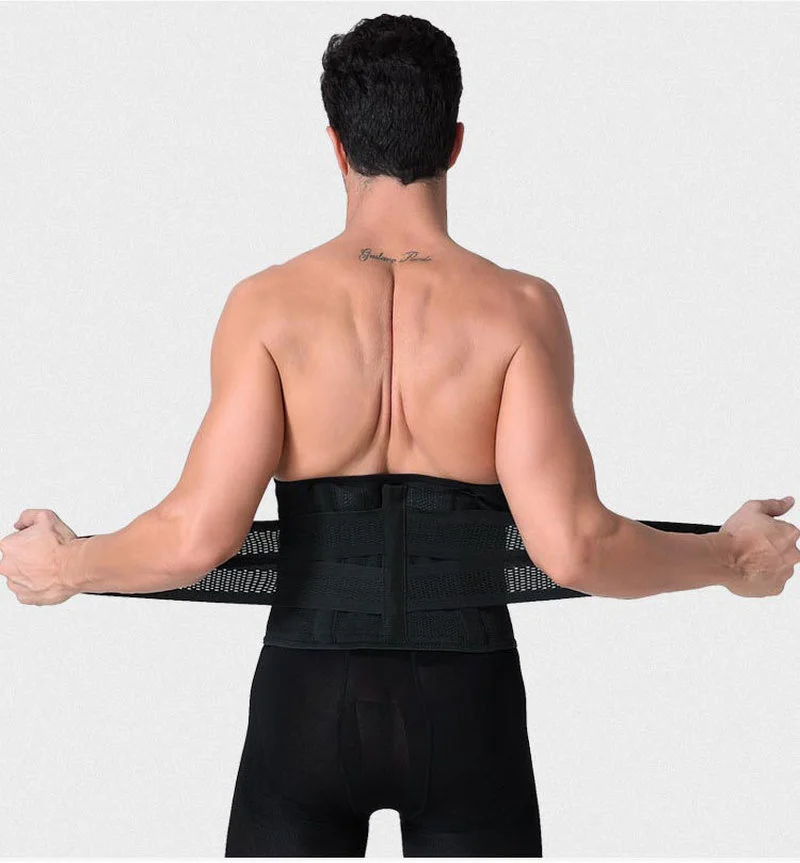 

Medical Posture Corrector Brace Elastic Adjustable Lower Back Support Waist Trimmer Belt Lumbar Support Belt for Men Women