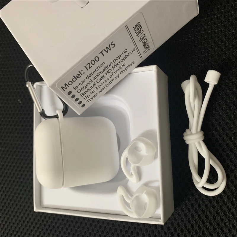 I200 TWS Bluetooth 5,0 наушники гарнитура PK W1 H1 Сенсорная Функция наушники Беспроводная зарядка бас PK i12 i 200 i800 i500 i1000 TWS fones de ouvido bluetooth cuffie bluetooth yfeiybrb auriculares bluetooth inalambr - Цвет: 200 tws kits