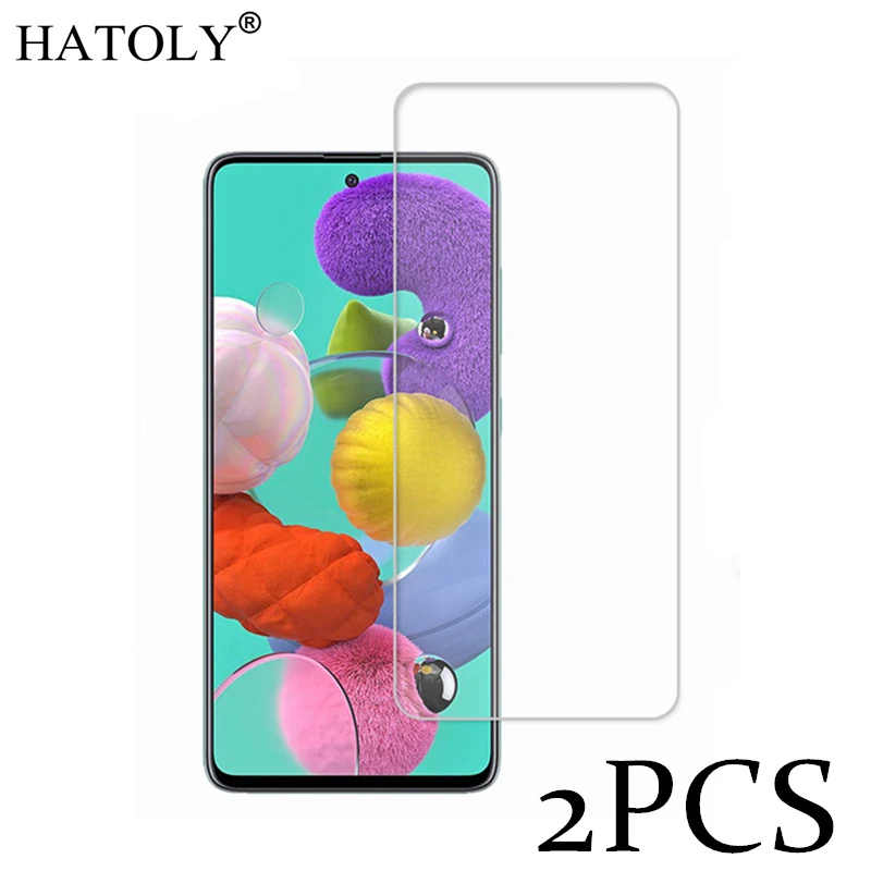 Защитное стекло для экрана Samsung Galaxy A51 A71 A11 A41 A01 защитная пленка Закаленное