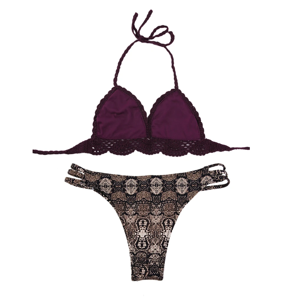 YOUDIAN удобный женский комплект бикини сексуальная женская одежда с цветочным