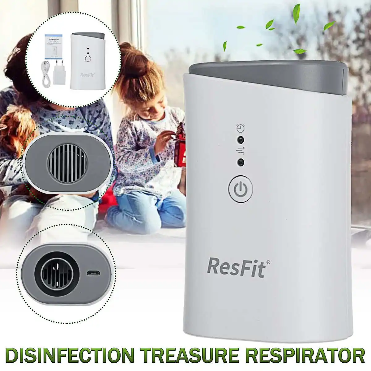 

New Air Purifier For Home True CPAP Filters Purifiers Filtration with Night Light Air Cleaner Car Mini Negative Ion air Purifier