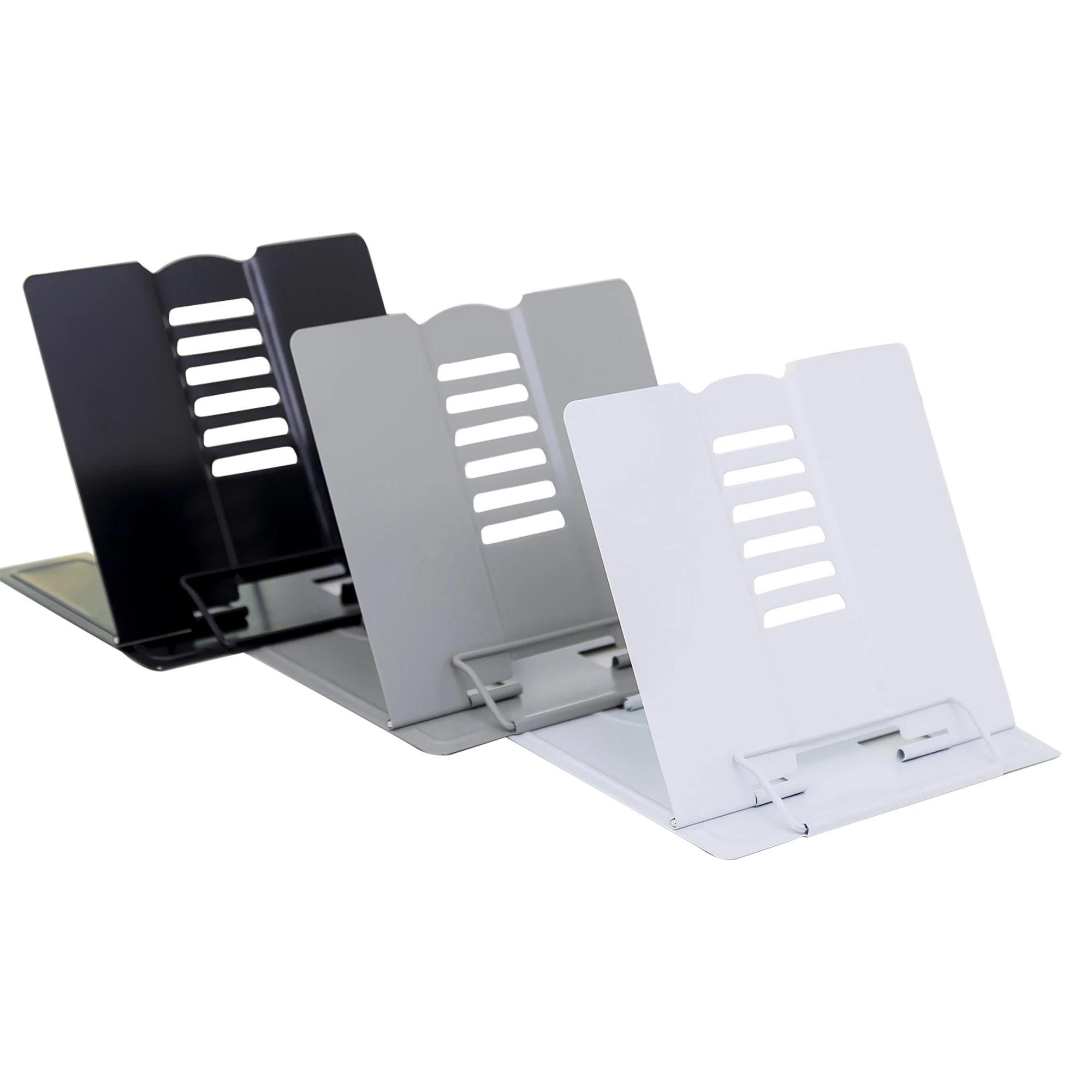 Adjustable Angle Book Reading Stand Folding Document Solid Color ConvenienceStorage Display Holder For Desk |