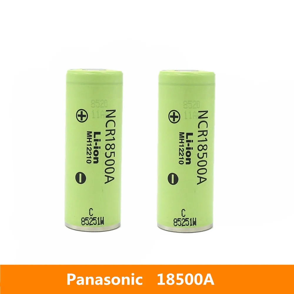 2 шт 3,7 V 18500 2040 мАч аккумулятор для цифрового фотоаппарата Panasonic NCR18500A 3,6 V батарея для игрушка фонарь фонарик и так далее - Цвет: Золотой