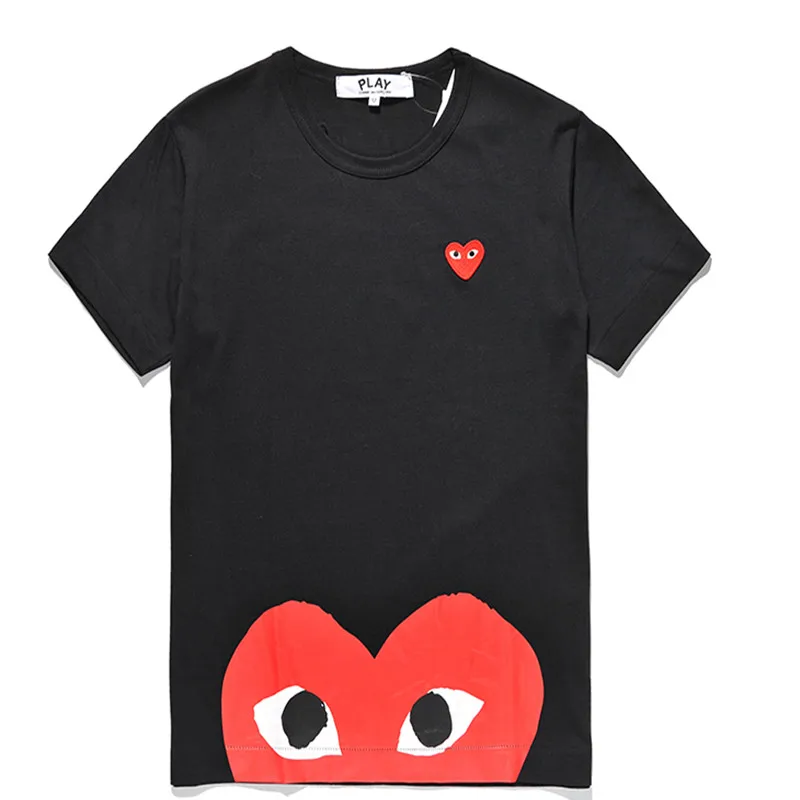 

Ladies couple fashion T-shirt couple cotton short-sleeved 100% cotton T-shirt short-sleeved love pattern pullover T-shirt