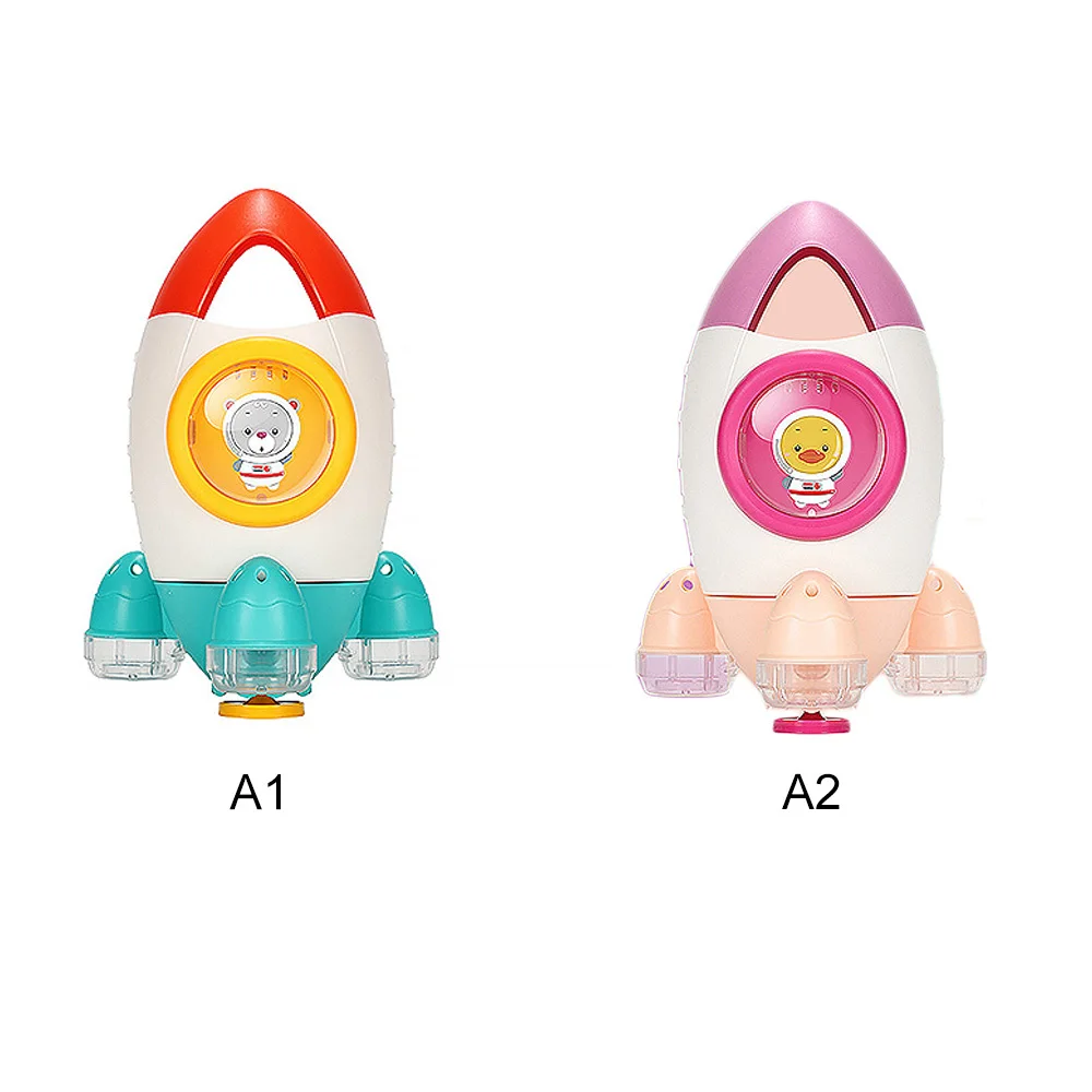 

Baby Bath Toys Kids Bath Tub Water Fun Toys Beach Rotating Water Rocket