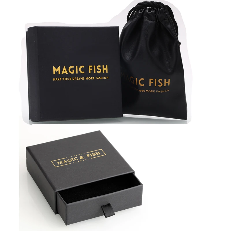 

Leather&velvet Bags Boxs Bracelet Necklace Gift Box Customized Logo Brand Pull-out Kraft Box for Jewlery Packing Wholesale Pouch