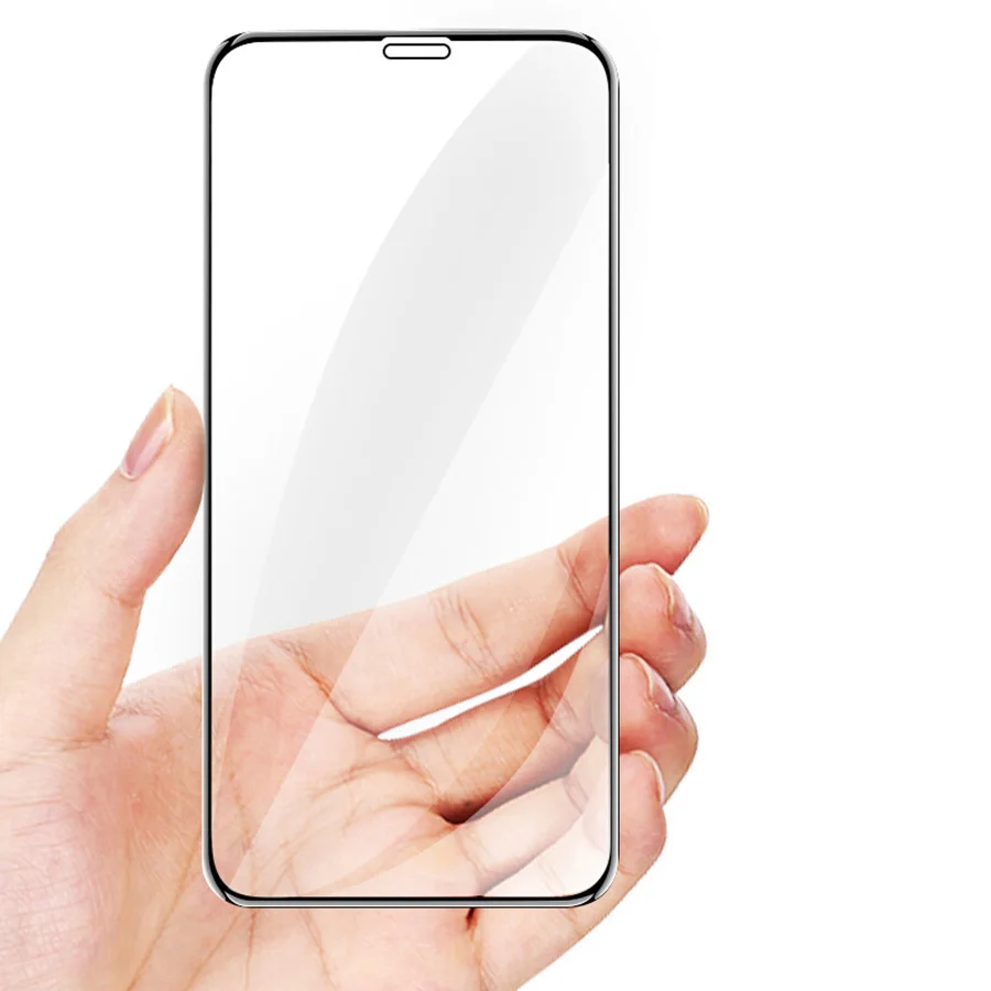 20D полное покрытие из закаленного стекла для iPhone 6 7 8 Plus X XR XS MAX glass для iPhone 6 7 8 Plus X XR футляр для очков пленка