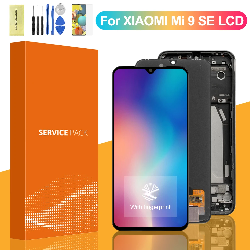 Оригинальный AMOLED дисплей 5 97 дюйма для Xiaomi Mi 9 SE ЖК сенсорный экран дигитайзер в