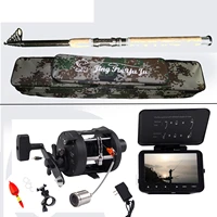 wf06b 4 3 inch 15m30m cable fish finder ir led underwater night vision fishing camera lcd monitor fishfinder with fish rod bag