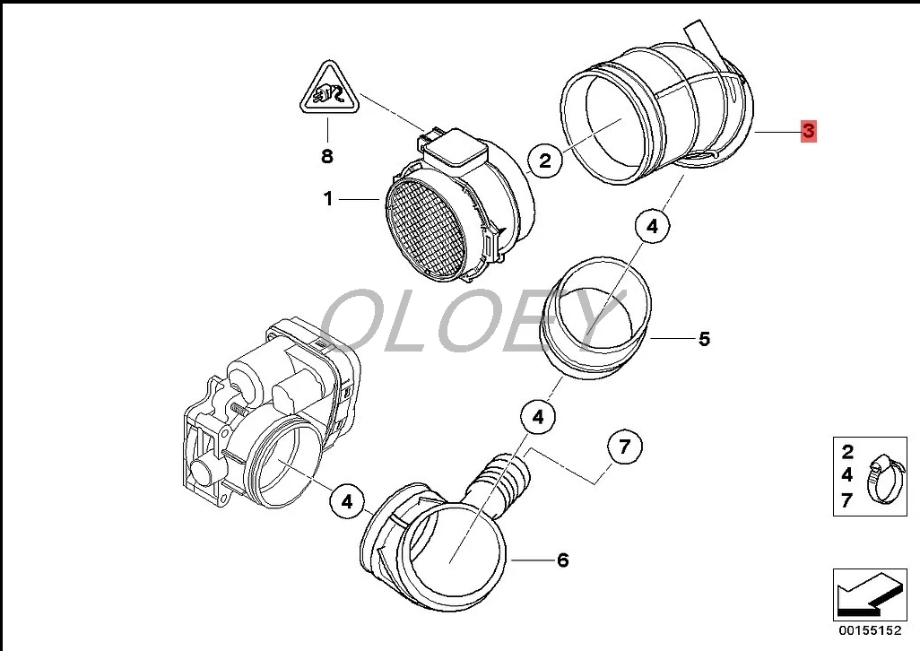 Впускная труба пылезащитная крышка резиновый коленчатый фильтр впускная 13541705209