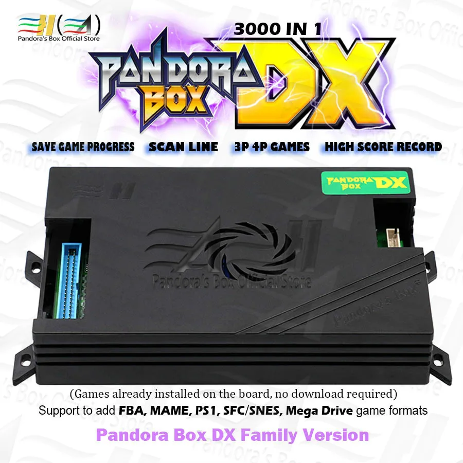 2021 оригинальная Pandora Box DX 3000 в 1 семейная версия поддержка 3P 4P игра может сохранить ход игры высокая оценка запись есть 3D tekken