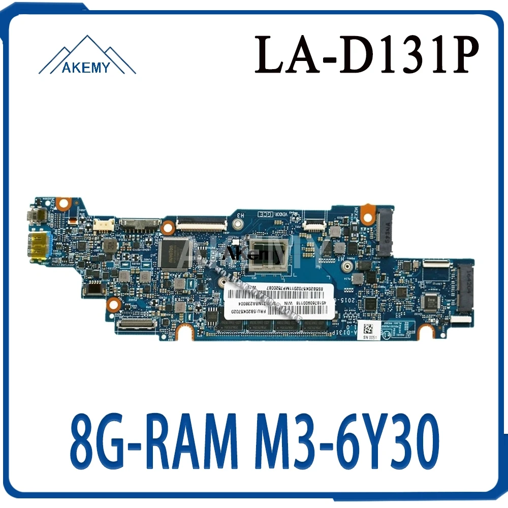 LA-D131P материнская плата для ноутбука For Lenovo YOGA 700-11ISK оригинальная 8G-RAM M3-6Y30 |