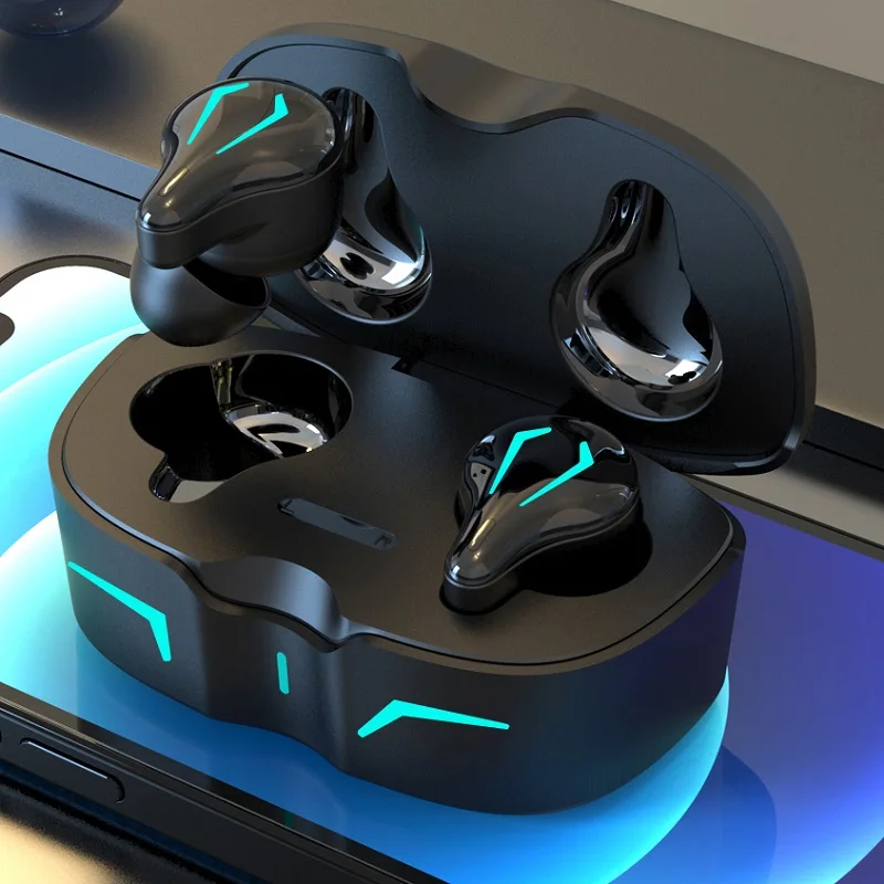 

NEW 5.1Tws Wireless Bluetooth Earphones With LED Light Low Latency Gaming Stereo True Wireless Earbuds Waterproof For Phone