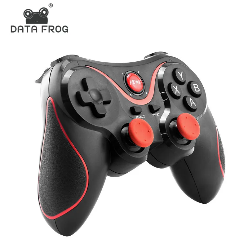 Данных лягушка беспроводной Android геймпад игровой контроллер для ПК для PS3 Bluetooth игровой джойстик для Android телефона для iphone телефона