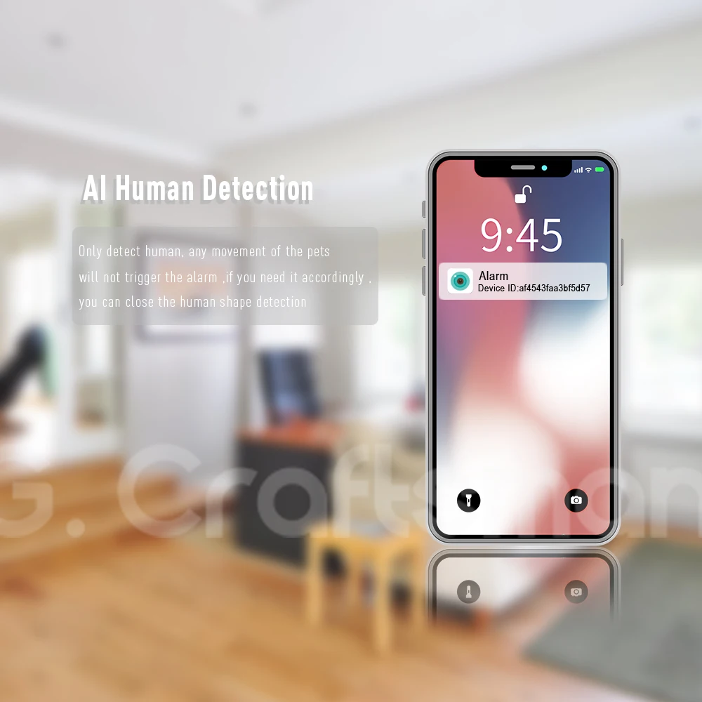 XMeye 1080p Камера 2 4G Wi Fi ip камера с модулем питания через домашнюю AI обнаружения