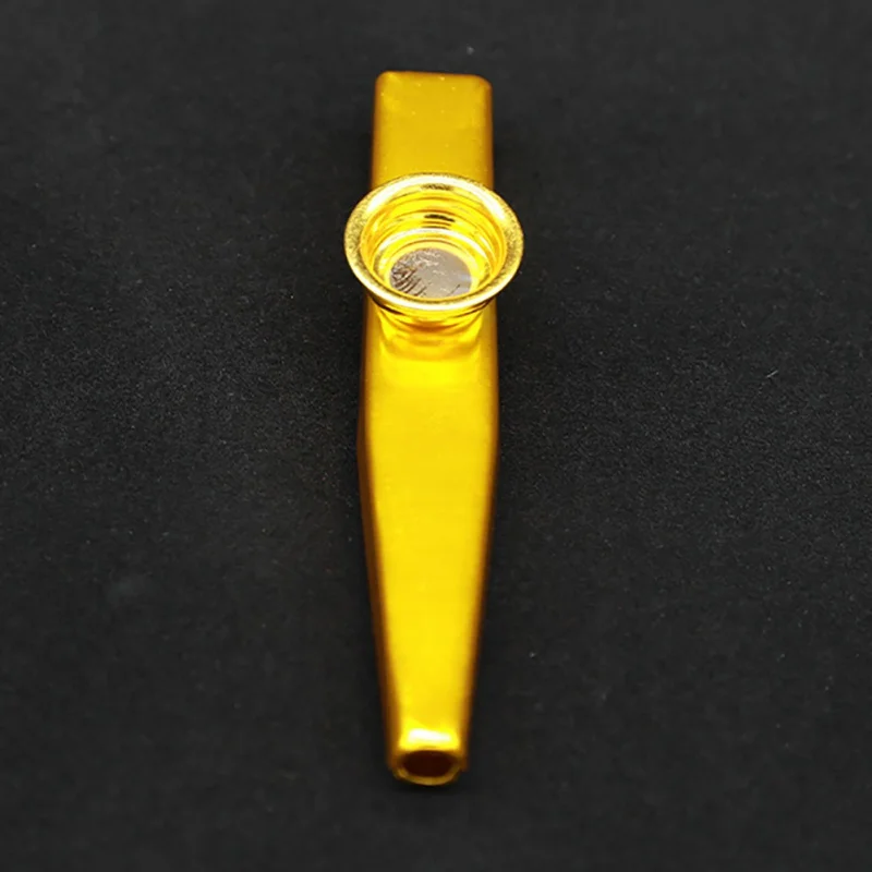 

New Kazoo Aluminum alloy 6 Colors Metal with Gifts Flute Diaphragm for Children Music-lovers