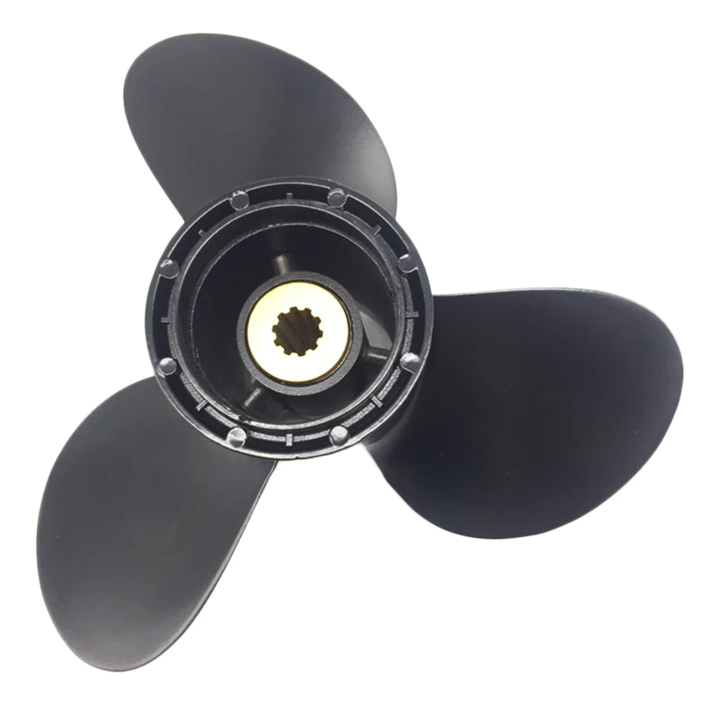 

Black Boat PROP PROPELLER 3 Blade Aluminum For Evinrude Johnson 8-15HP