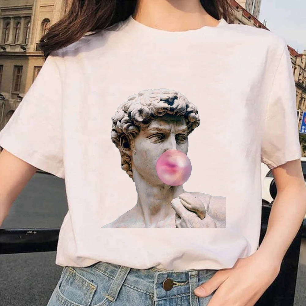 Летняя Паровая Эстетическая художественная картина графическая футболка