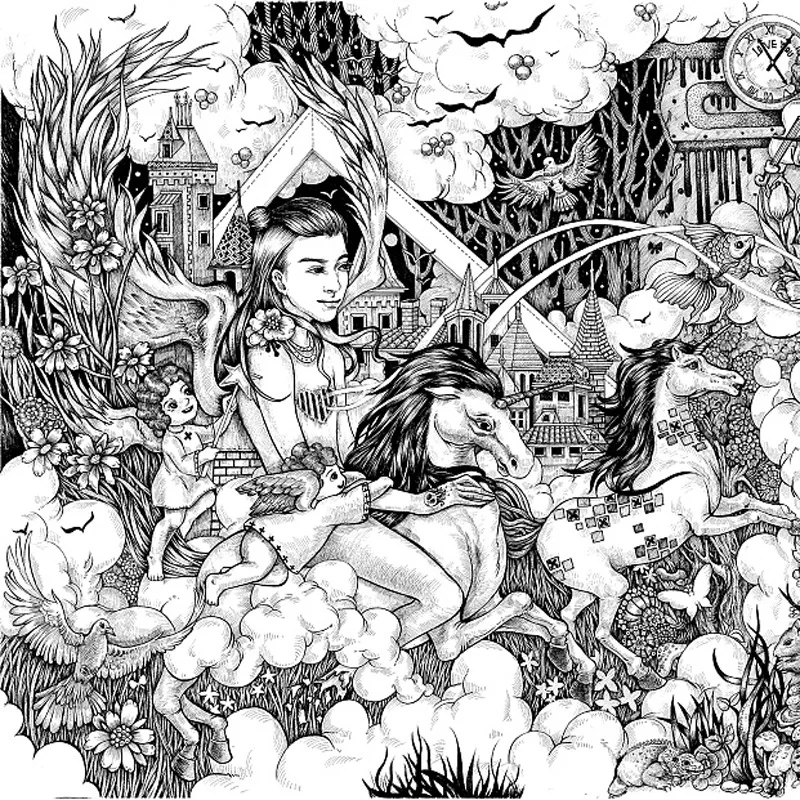 Набор игольчатых ручек профессиональная ручка для рисования Комический дизайн