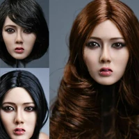 in stock 16 scale ymtoys asia girl xiu head sculpt model with longshort hair fit 12 figure doll