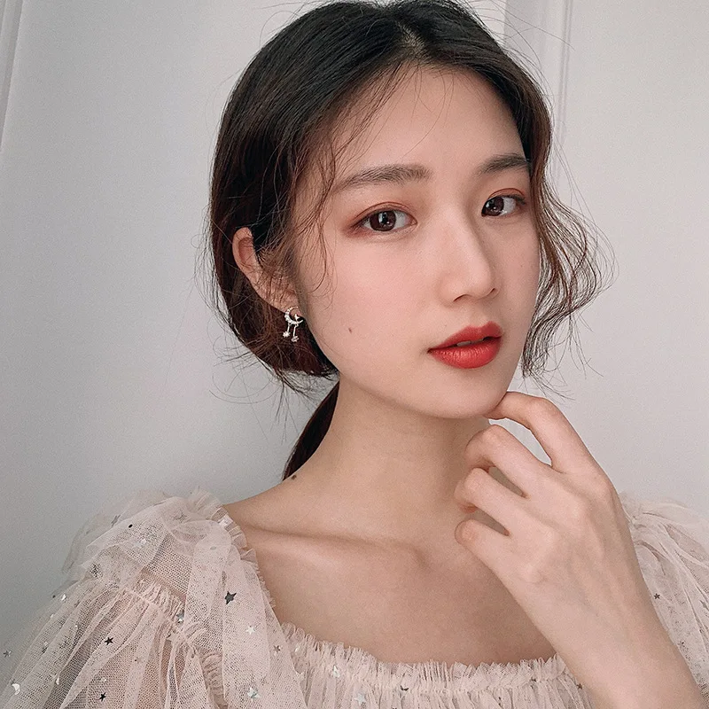 

Moon Meteor Zircon Ladies Earrings Tassel Drop Earrings for Women Trendy 2021 Gift Jewelry