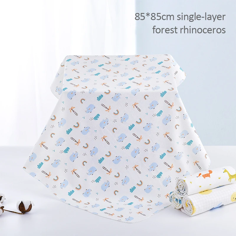 

Baby Play Blanket Soft Suitable for Newborn Infant Sleeping Comfortable Cloth 1pcs 100% Cotton Blankets Bath Infant Wrap Body