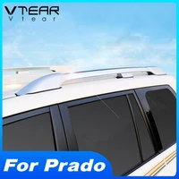 vtear for toyota land cruiser prado 150 roof rack cover exterior travel shelf decoration car styling accessories parts 2020