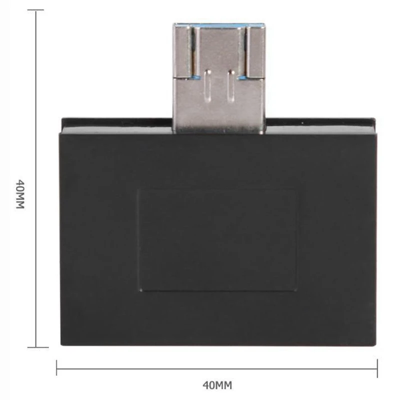 Микро usb хаб USB OTG адаптер мини двойной USB2.0 сплиттер концентратор для телефона
