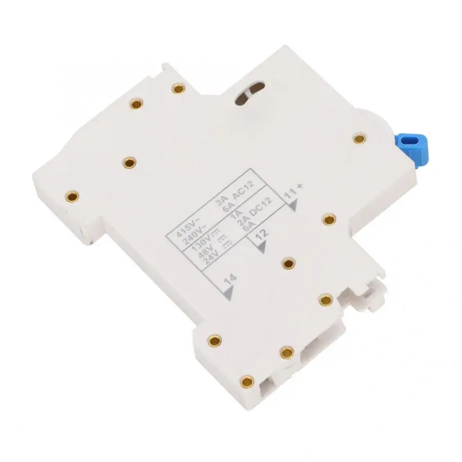 DC24-48V / AC220V Plastic Miniature Circuit Breaker Electric Terminal Contact Fit for NXB-OF Auxiliary Switch |