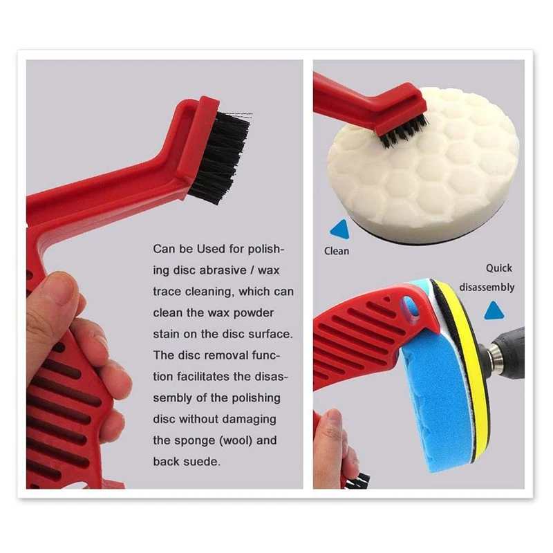 

2-In-1 Multi Functional Brush Detacher for Buffing Pad Sponge Wax Cleaning Dressing Polishing Brushes