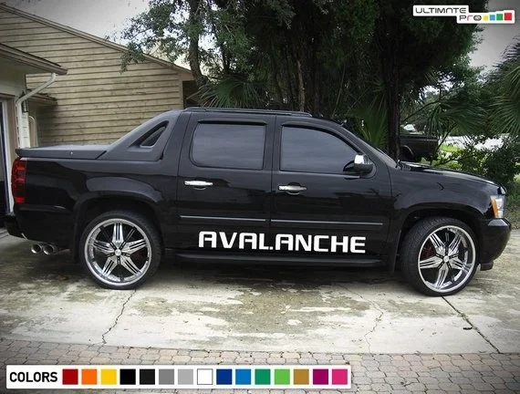 Для 2 боковых наклеек Набор наклеек для Chevrolet Avalanche педаль тормоза диск генератор Лифт