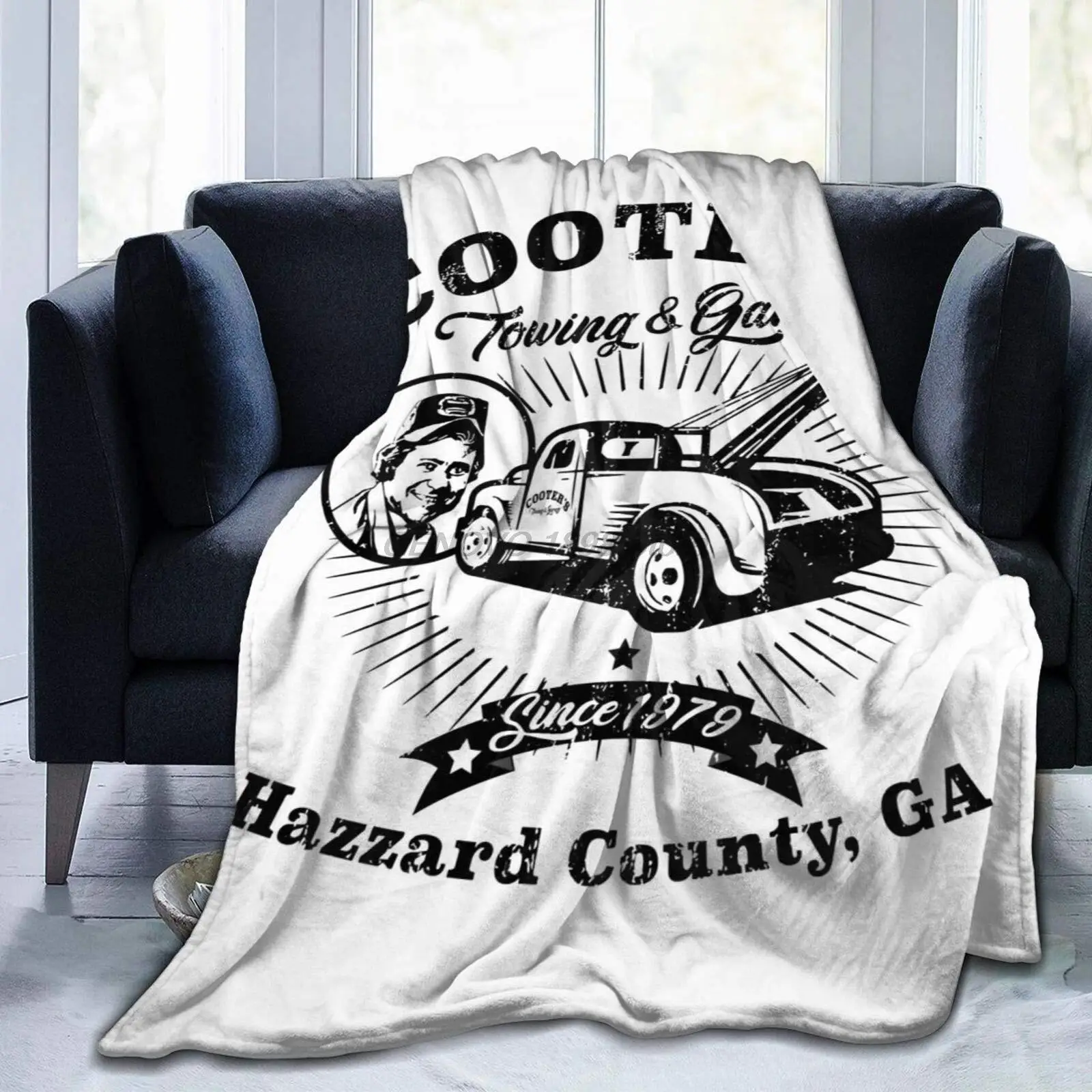 Ультрамягкое Флисовое одеяло Dukes of hazустройства подходит для дивана любого