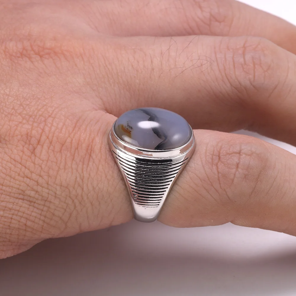 Настоящее серебро 925 пробы античные кольца для женщин и мужчин с натуральным