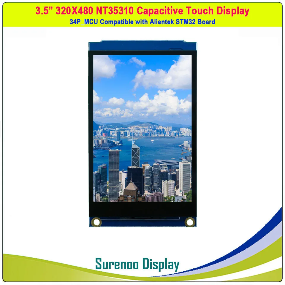 3 5 &quotдюймов 320*480 NT35310 TFT цветной ЖК модуль дисплей экран GT5668 емкостная резистивная