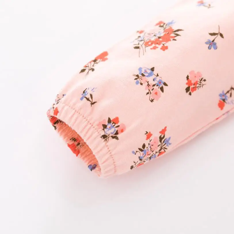 

Little Maven Brand Autumn Baby Girl Clothes Children Kids Cotton Fashion Pink Flower Print Toddler Casual Dresses QW042