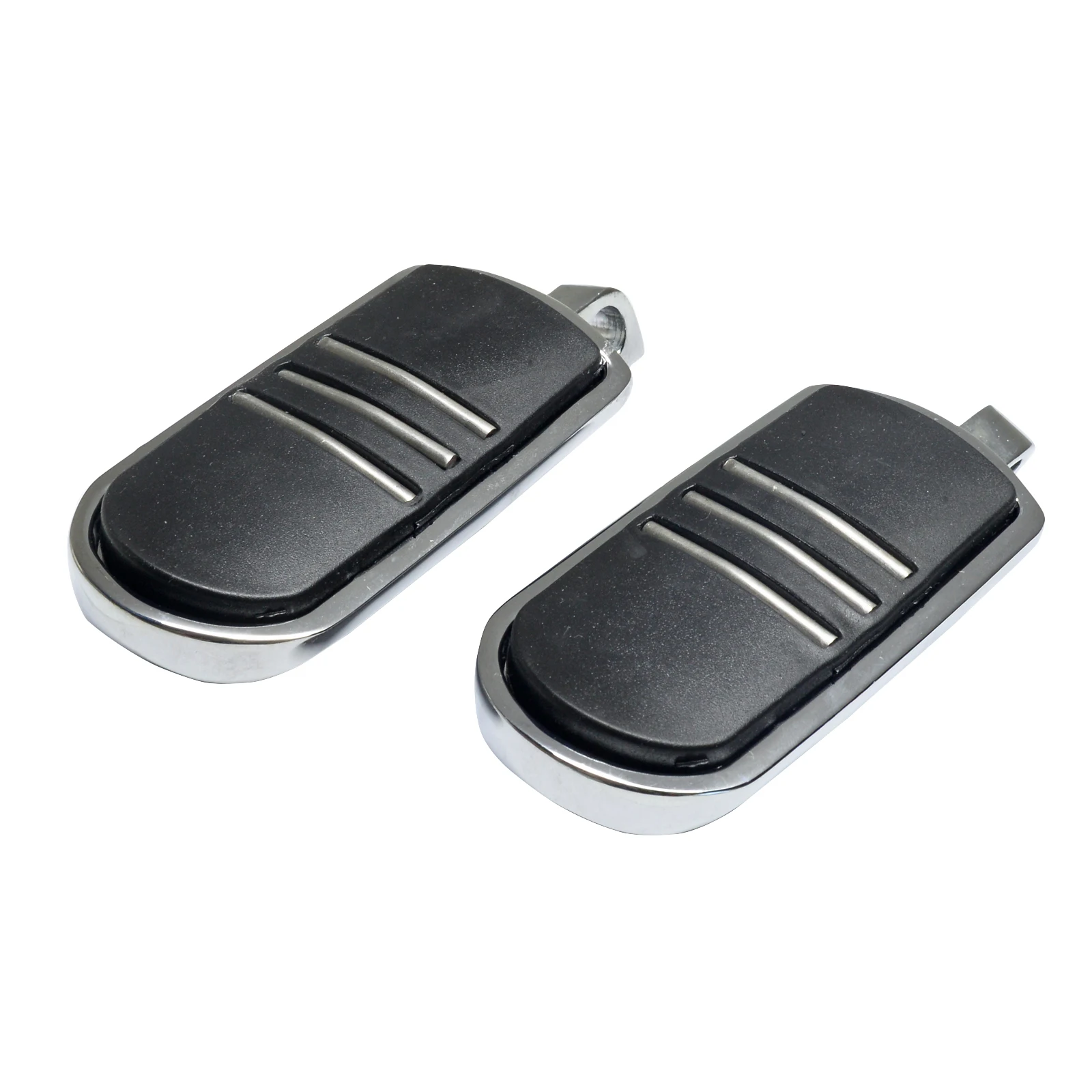Male Mount Motorcycle Rubber Footrest Footpegs Floorboard For Harley Iron XL 883 1200 Street 750 500 Touring Custom Dyna Softail
