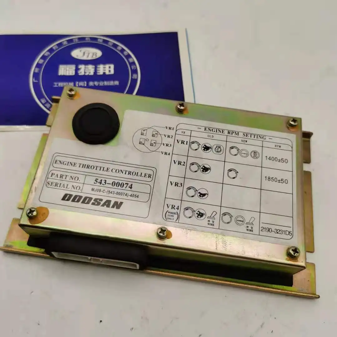 Детали экскаватора 543-00074 54300074 экскаватор Φ контроллер дроссельной заслонки