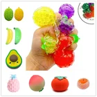 Различные сжимаемые фрукты миниатюрная Новинка Реалистичная розыгрыш трюк игрушка с памятью прыгающая декомпрессионная игрушка для взрослых, детей