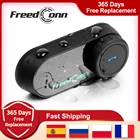 Гарнитура 2 в 1 FreedConn T-COM, Bluetooth-гарнитура для мотоциклетного велосипеда, шлема с FM-радио, дальность 800 м