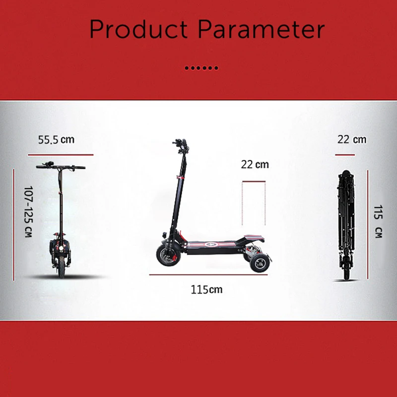 New Electric Scooter with 3 Wheels 48v1000w Front Motor Wheel Escooter for Trotinette Electrique Adult Outsider | Спорт и