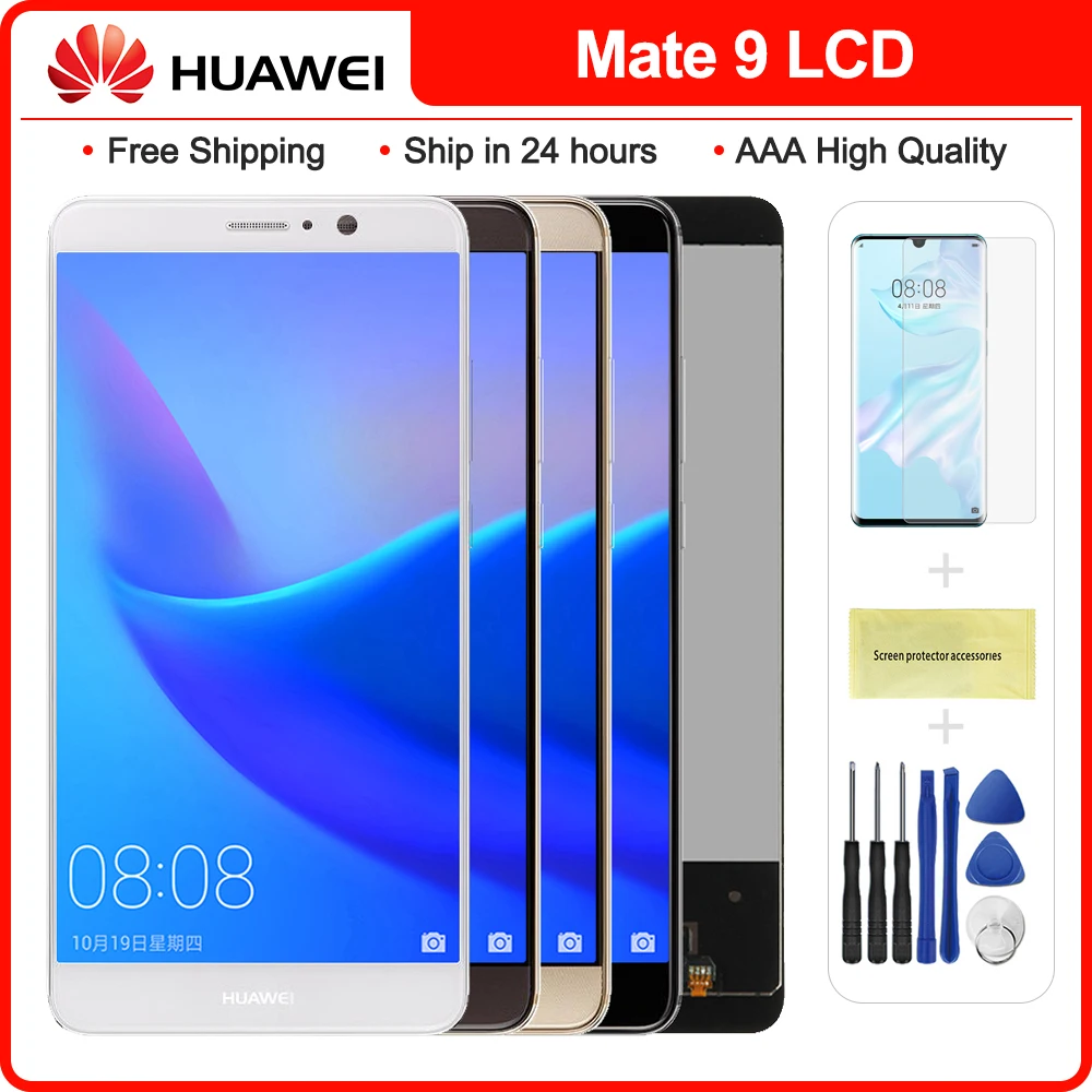 100% тест 5 9 ''Mate LCD для HUAWEI Mate дисплей сенсорный экран дигитайзер с рамкой MHA L29