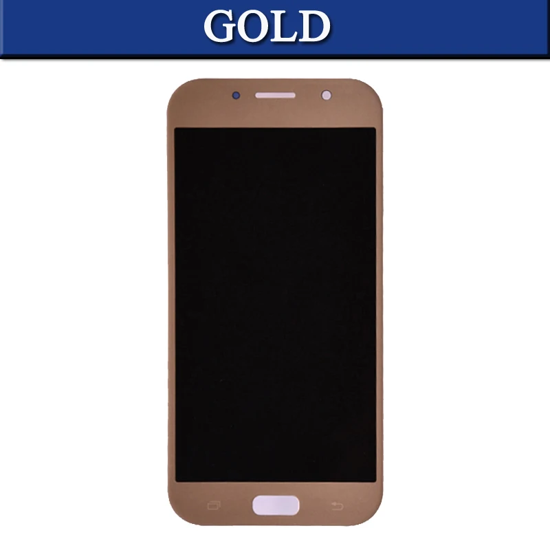 ЖК-дисплей Super Amoled с сенсорным экраном и дигитайзером в сборе для Samsung Galaxy A7 2017 A720