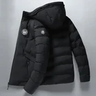 Мужская теплая ветрозащитная куртка, повседневная брендовая хлопковая куртка с капюшоном, пальто для огнестрельного оружия и пистолета, новинка зимы 2022