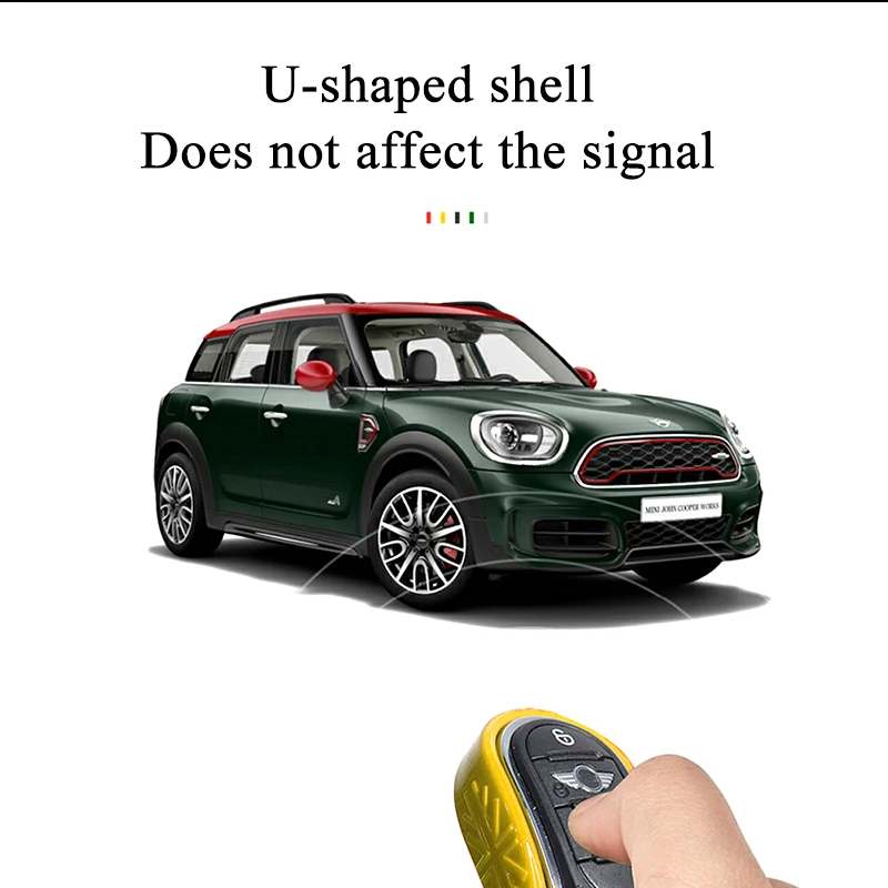 Автомобильный Стайлинг ABS чехол для ключей с цепочкой Union Jack BMW Mini Cooper JCW F54 F55 F56 F57 F60