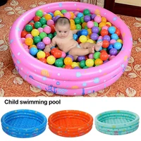 100x40cm round baby inflatable swimming pool thickened 3 ring ocean ball pool bathtub summer swimming pool for kids