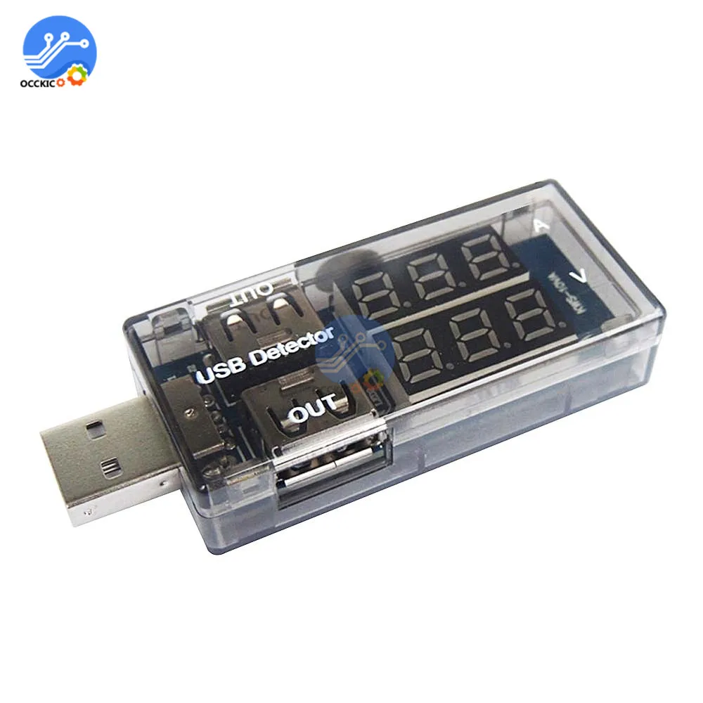 Красный + синий/красный красный зарядное устройство Dual USB тока Напряжение