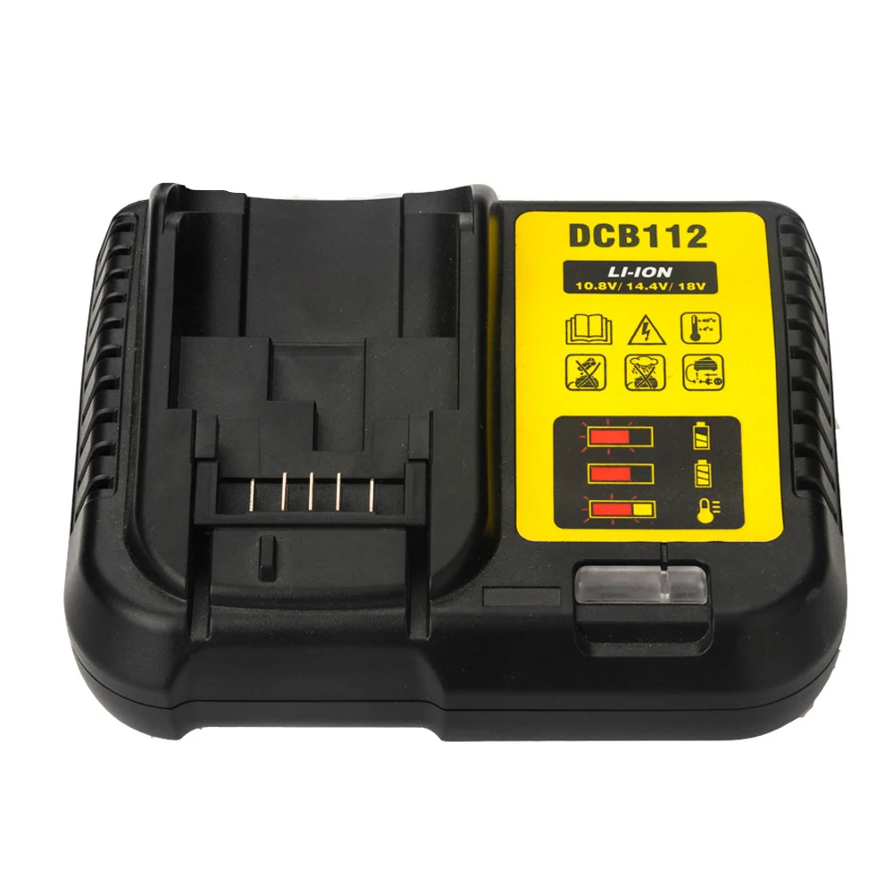 Портативное Сменное зарядное устройство Mini DCB112 Li Ion для Dewalt 12 В 14 4 18 в литиевые