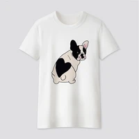 casual t shirt women summer tees o neck short sleeve korean fashion female clothing cute dog t shirt graphic print oversize